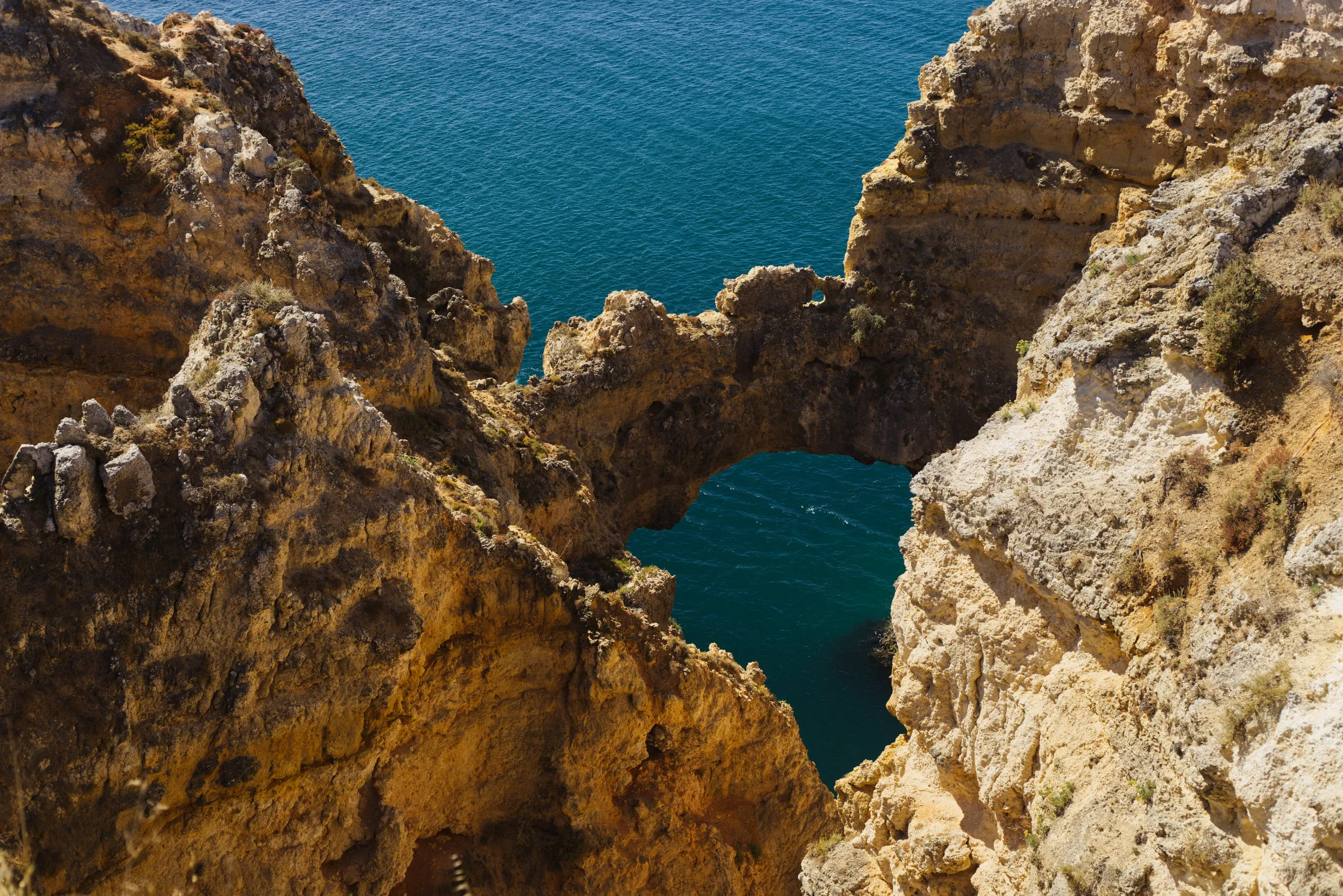 Zonsondergang over de kustlijn van Sorrento, Italië