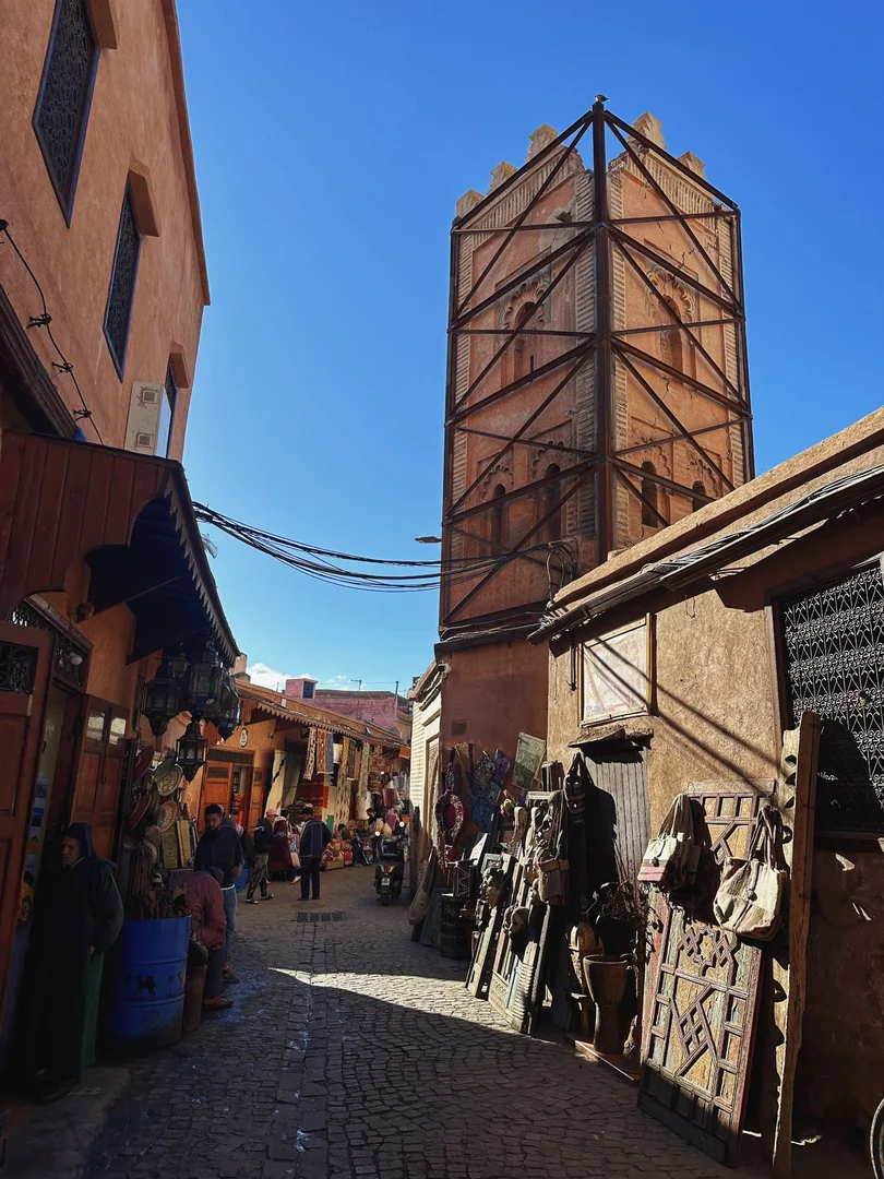 Straatje in de Medina van Marrakech