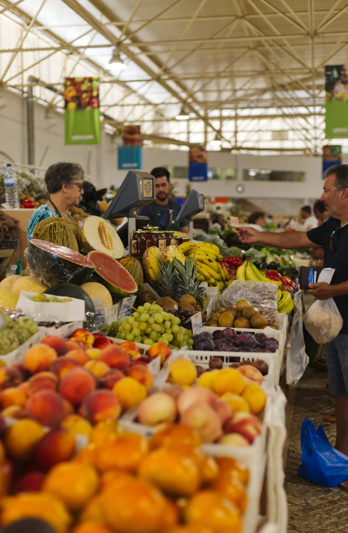 Fruitkraam in Mercado van Tavira